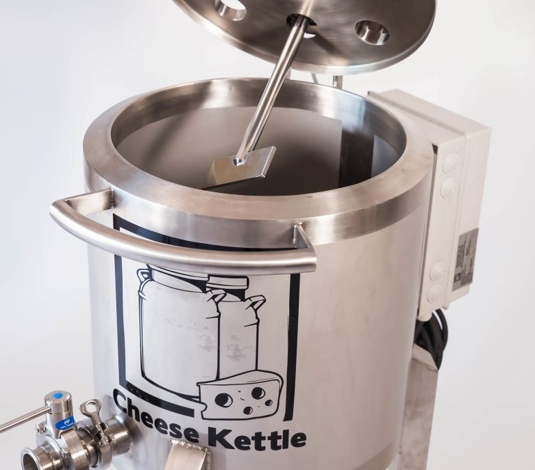 Single phase cheese vat (240V) and batch pasteuriser in one device