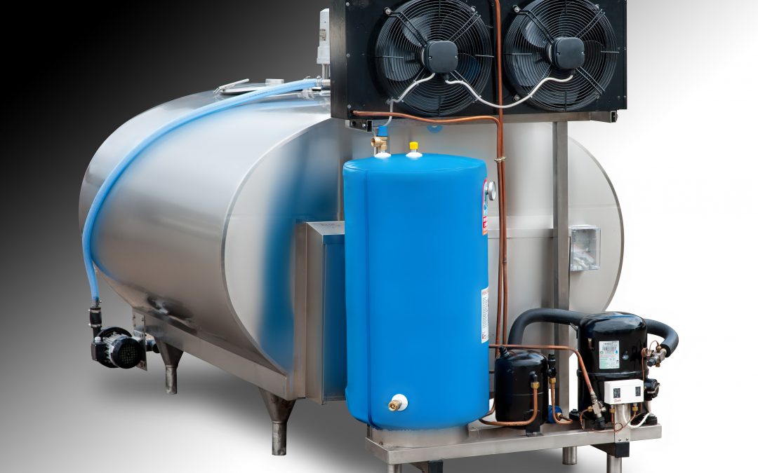 Milk Cooling Tank – with chiller and CIP system (spray balls)